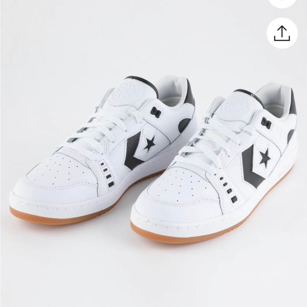 Converse Women's White and Black Star Sneakers